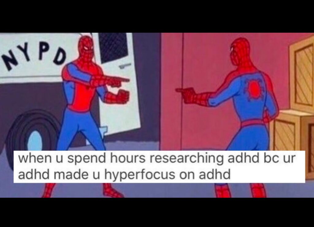 ADHD Hyperfocus Spiderman